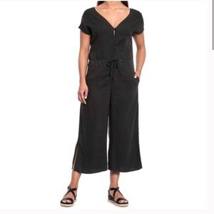 Anthropologie cloth & stone linen jumpsuit